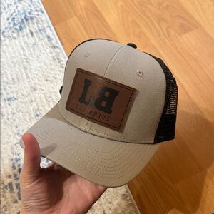 Lee Brice Tan and Black Trucker Hat